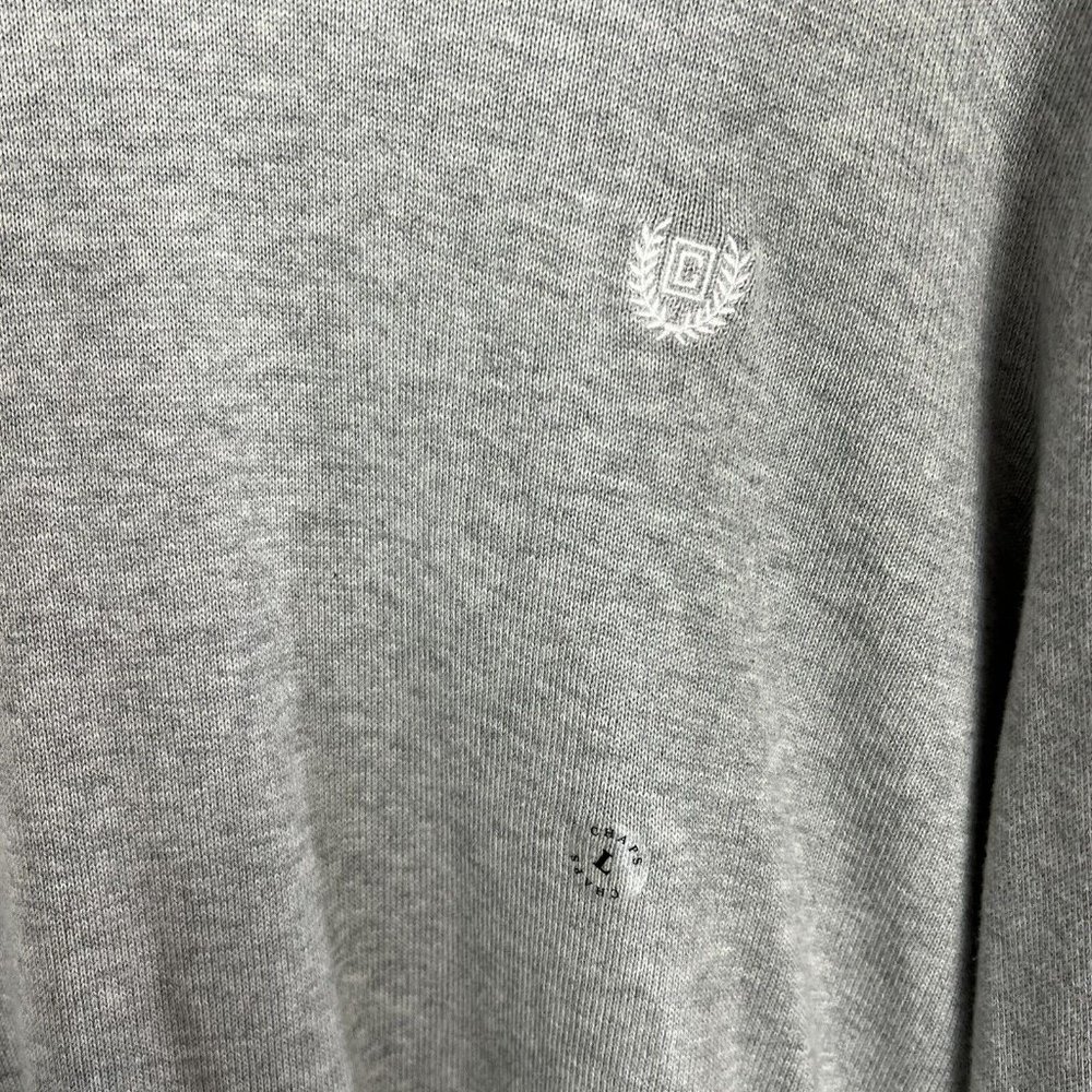 Chaps Sweater Mens Large Grey V-Neck Cotton Silk NWT MSRP $60 - Picture 5 of 12